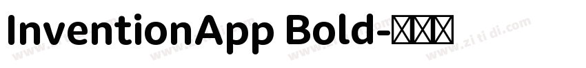 InventionApp Bold字体转换